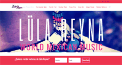 Desktop Screenshot of lulareyna.com